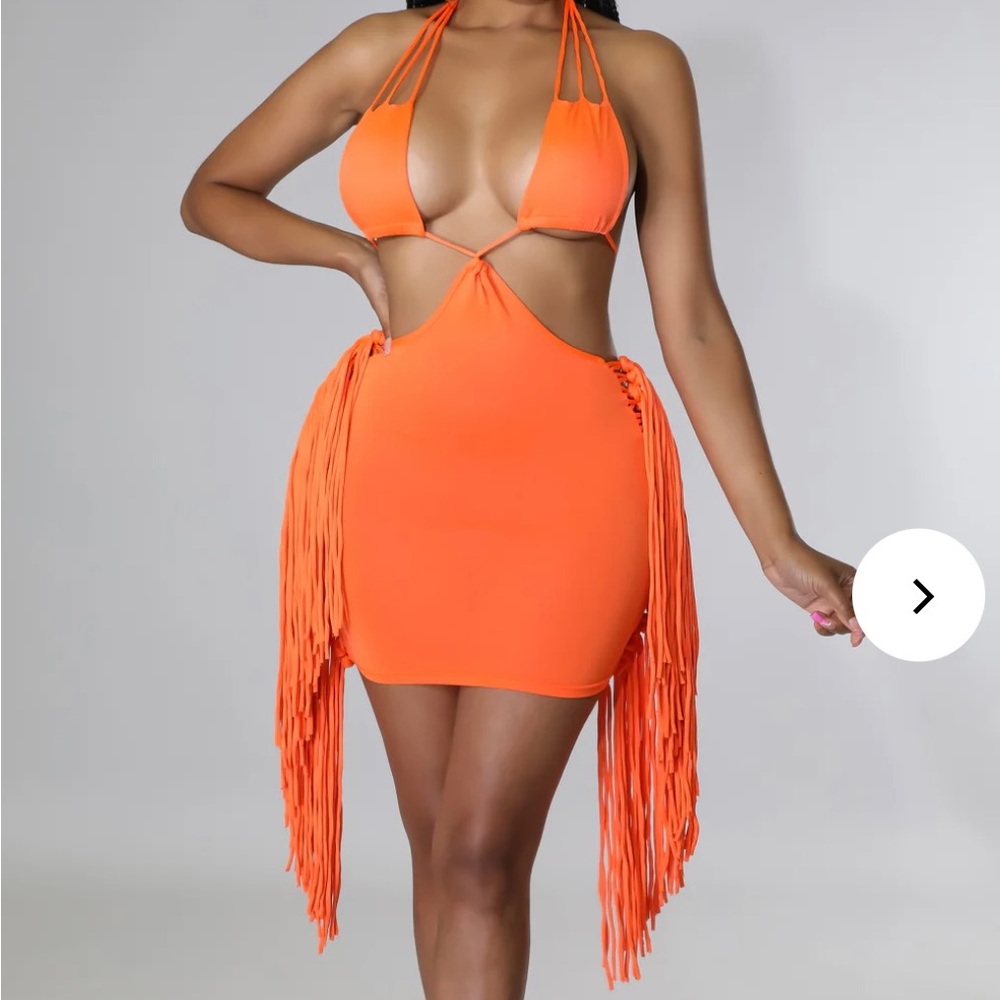 Fringe Mini Dress